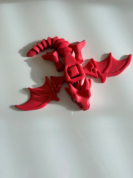 Winged Dragon with Flapping Wings